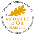 Médaille Or 2017 Concours général de Paris